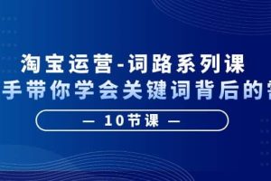 淘宝运营-词路系列课：手把手带你学会关键词背后的需求（10节课）