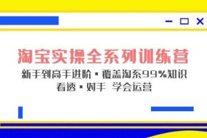 淘宝实操全系列训练营 新手到高手进阶·覆盖·99%知识 看透·对手 学会运营